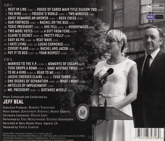 House Of Cards 2 soundtrack [2CD]