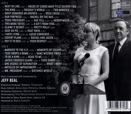 House Of Cards 2 soundtrack [2CD]
