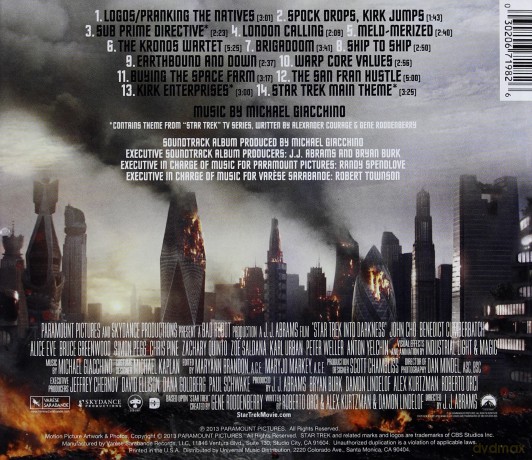 Star Trek Into The Darkness soundtrack [CD]