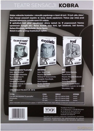 Teatr sensacji Kobra - BOX V [3DVD]