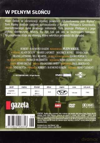 W pełnym słońcu (slim) [DVD]