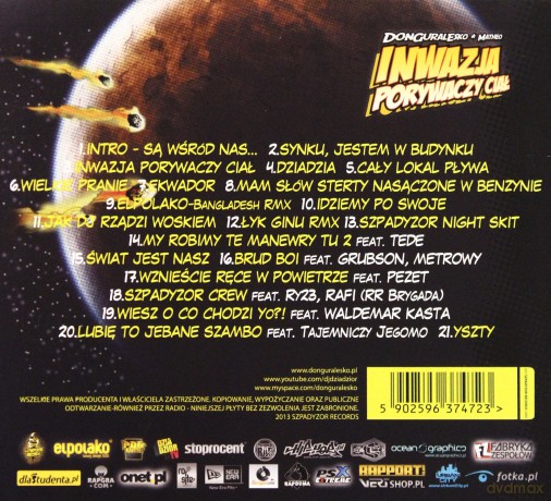 Donguralesko and Matheo: Inwazja porywaczy ciał (digipack) [CD]