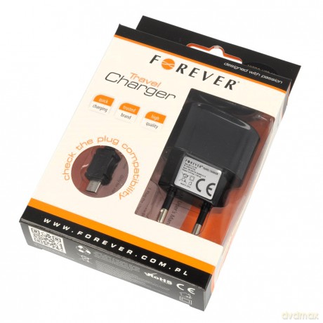 Ładowarka sieciowa Forever ze złączem mini USB 2 A box HQ