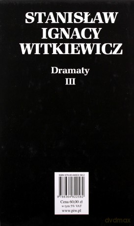 Dramaty (Tom 3) - Stanisław Ignacy Witkiewicz (twarda) [KSIĄŻKA]