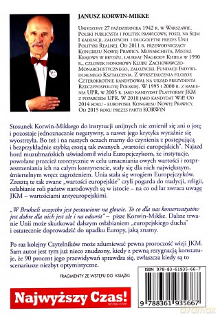 Europa według Korwina - Janusy Korwin Mikke [KSIĄŻKA]
