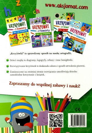 Krzyżówki 3-klasisty. Baw się ortografią [KSIĄŻKA]
