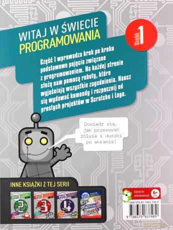 Napisz Kod 1. Programowanie dla najmłodszych krok po kroku - Max Wainewright [KSIĄŻKA]