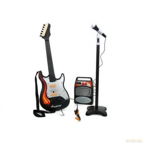 BRIMAREX Gitara z mikrofonem i wzmacniac