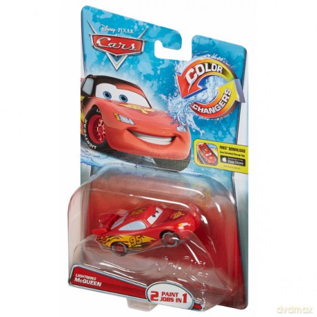 CARS McQueen zmieniający kolor, czarny [FIGURKA]