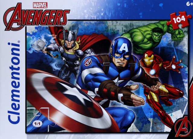 CLEMENTONI 104 el. Avengers [PUZZLE]