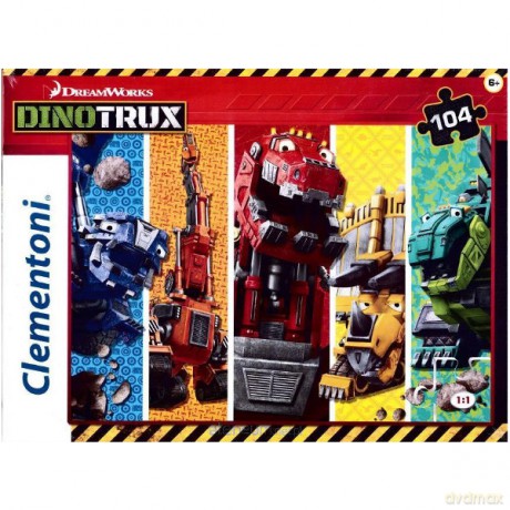 CLEMENTONI 104 el. Dinotrux [PUZZLE]