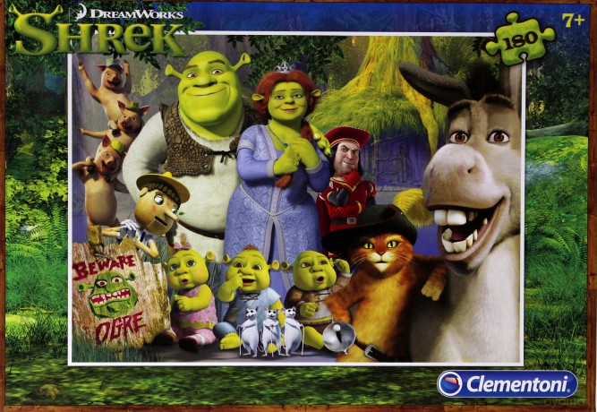 CLEMENTONI 180 el. Dreamworks: Shrek [PUZZLE]