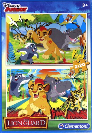 CLEMENTONI 2X20 el. Lion Guard [PUZZLE]
