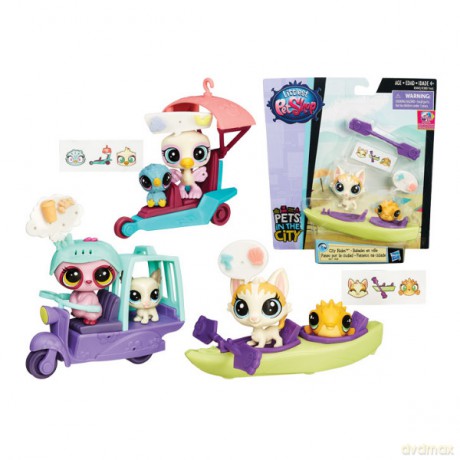 HASBRO Littlest Pet Shop Zwierzakowe pojazdy