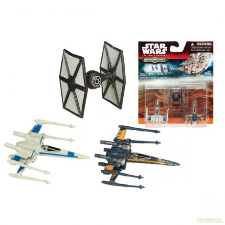 HASBRO Star Wars E7 Mini pojazd 3pack (Gwiezdne Wojny) [FIGURKA]