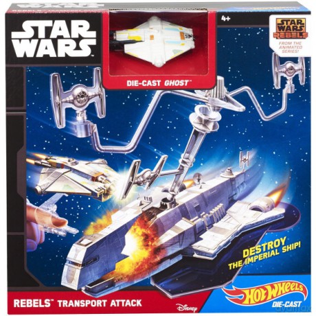 HOT WHEELS Star Wars Zestaw Rebels (Gwiezdne Wojny) [FIGURKA]
