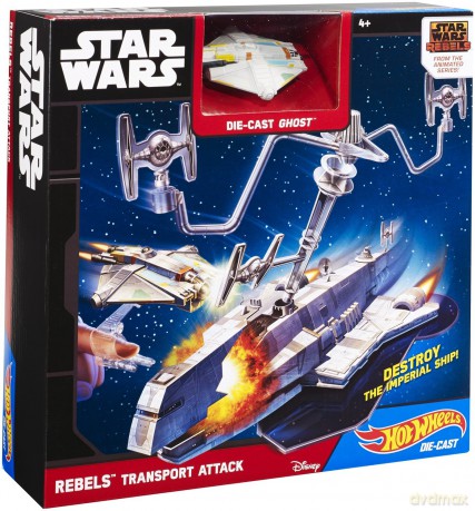 HOT WHEELS Star Wars Zestaw Rebels (Gwiezdne Wojny) [FIGURKA]