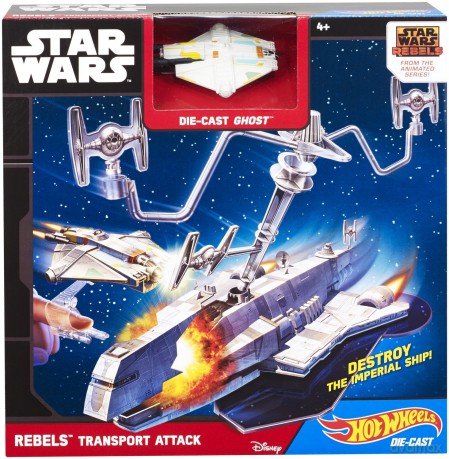 HOT WHEELS Star Wars Zestaw Rebels (Gwiezdne Wojny) [FIGURKA]