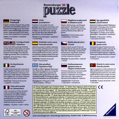 RAVENSBURGER 72 el. Masza i niedźwiedź lampka [PUZZLE]
