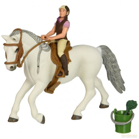 SCHLEICH Jeździec pokazowy z klaczą [FIGURKA]