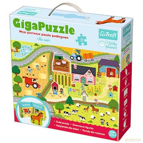 TREFL Giga Puzzle Na wsi (90564) [PUZZLE]