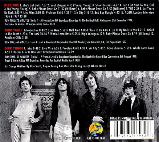 AC/DC: AC/DC Transmission Impossible Melbourne '74, San Fran '77, Nashville '78 + Bonus TV Cuts [3CD]