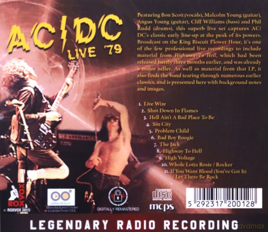 AC/DC: Live '79- Towson State College, Maryland October '79 [CD]