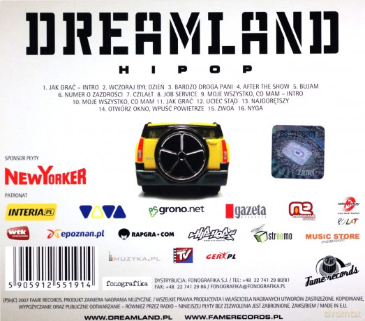 Dreamland: Hiphop (digipack) [CD]