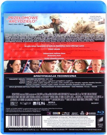 Najdłuższy marsz Billy'Ego Lynna [Blu-Ray]