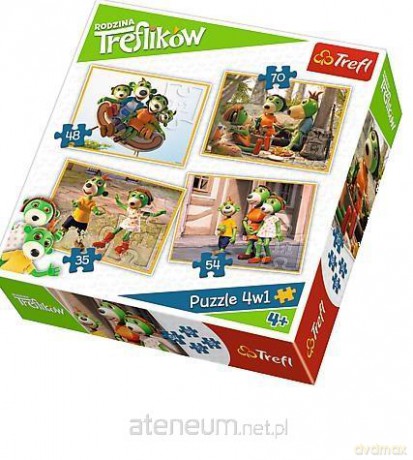TREFL 4w1 Przygody Treflików [PUZZLE]
