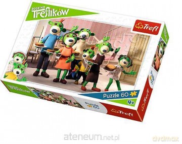 TREFL 60 el. Rodzina Treflików Rodzinne śniadanie [PUZZLE]