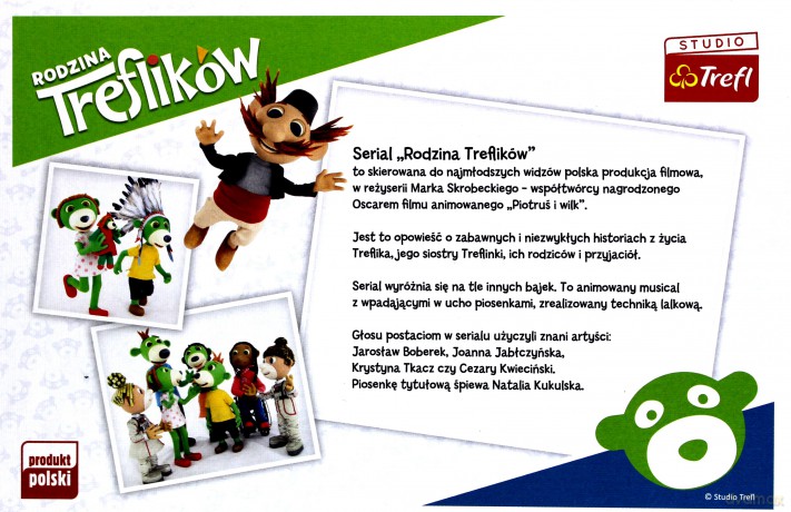 TREFL 60 el. Rodzina Treflików Rodzinne śniadanie [PUZZLE]