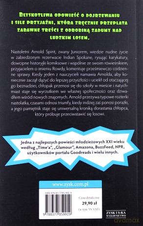 Absolutnie prawdziwy dziennik - Sherman Alexie [KSIĄŻKA]