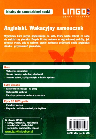 Angielski. Wakacyjny samouczek. Kurs języka angielskiego [KSIĄŻKA]