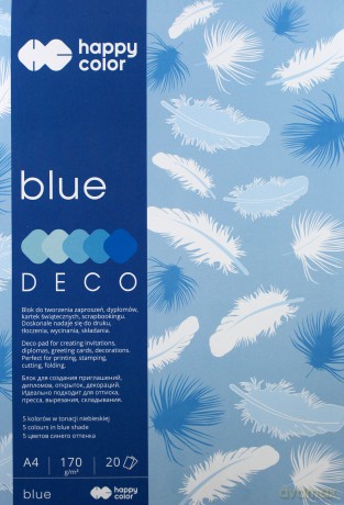 Blok A4/20K Deco Blue 170 g