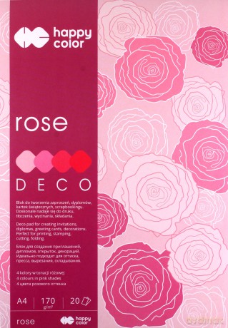 Blok A4/20K Deco Rose 170 g