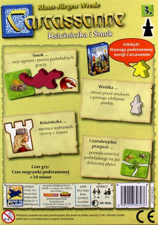 Carcassonne 3 - Księżniczka i smok Edycja 2 [GRA]