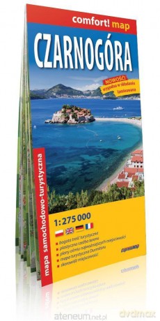Comfort! map Czarnogóra 1: 275 000