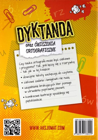 Dyktanda oraz ćwiczenia ortograficzne dla kl. 5 [KSIĄŻKA]