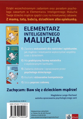 Elementarz inteligentnego malucha 3-4 lat cz. 3 [KSIĄŻKA]