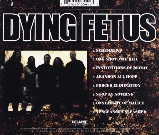 Dying Fetus: Stop At Nothing [CD]