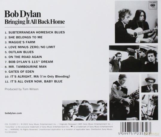 Bob Dylan: Bringing It All Back Home [CD]