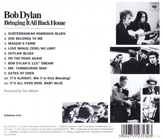 Bob Dylan: Bringing It All Back Home [CD]
