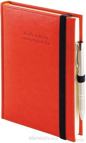 Kalendarz Nauczyciela A5 2016/2017 Nebraska czerwony [KALENDARZ]