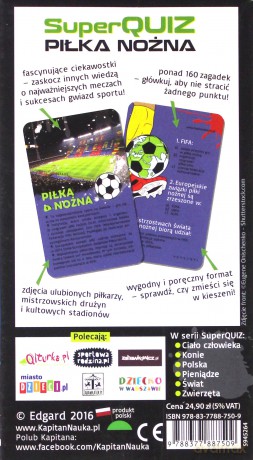 Kapitan Nauka SuperQuiz Piłka nożna [KSIĄŻKA]