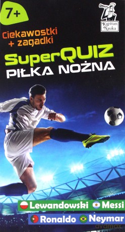 Kapitan Nauka SuperQuiz Piłka nożna [KSIĄŻKA]