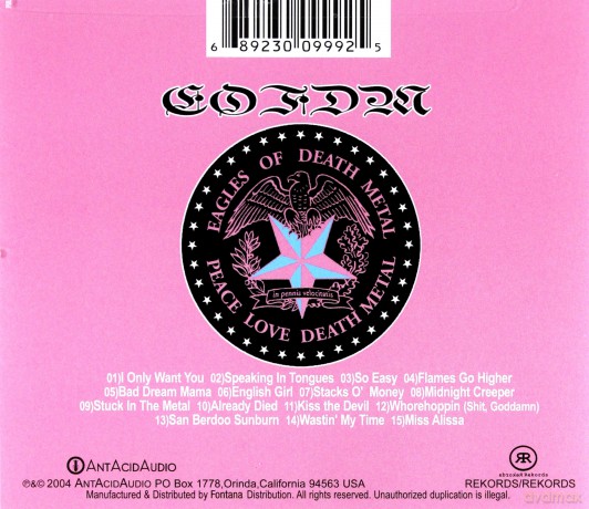 Eagles Of Death Metal: Peace Love Death Metal [CD]