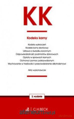Kodeks karny oraz ustawy towarzyszące [KSIĄŻKA]