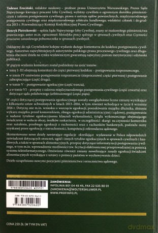 Kodeks Postępowania Cywilnego Komentarz (Tom 5) Postępowanie egzekucyjne [KSIĄŻKA]