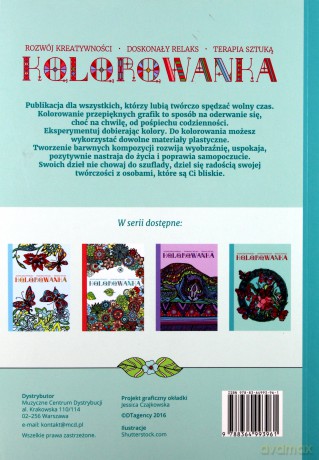 Kolorowanka antystresowa dla dorosłych. Ogród [KSIĄŻKA]